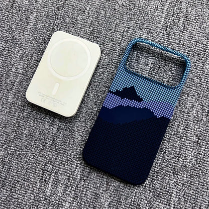 MagSafe Frameless iPhone Case – Woven Pattern Design, iPhone 12–17