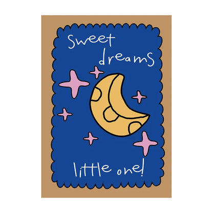 Kids Room Wall Art Poster – Chut Je Reve Typographic Print