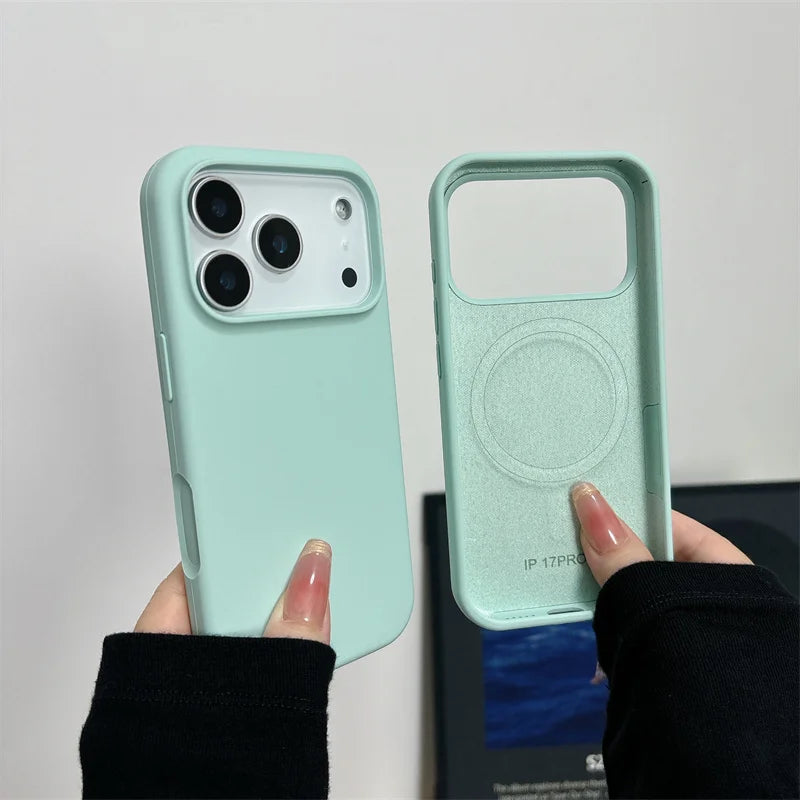MagSafe Liquid Silicone Case for iPhone 13 to 17 Series