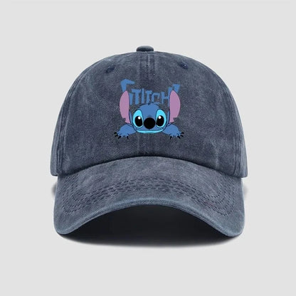 Stitch Cartoon Baseball Cap Adjustable Snapback