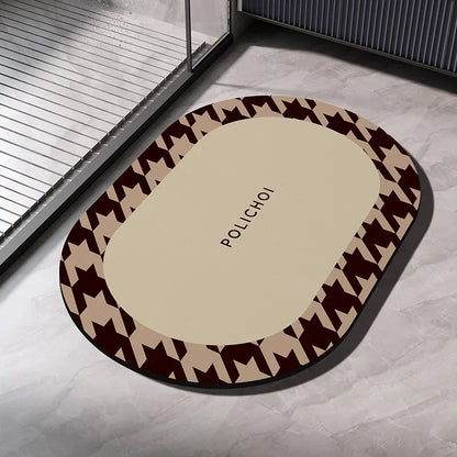 Diatomaceous Earth Bath Mat – Quick-Dry Non-Slip Bathroom Rug
