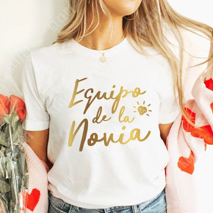 Bachelorette Party T-Shirt – Bride Squad Hen Party Tee