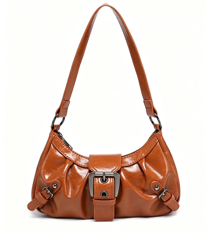 Maillard Y2K Vintage Leather Shoulder Bag