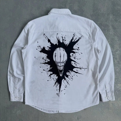 Jujutsu Kaisen Rika Graphic Long Sleeve Shirt – Harajuku Streetwear