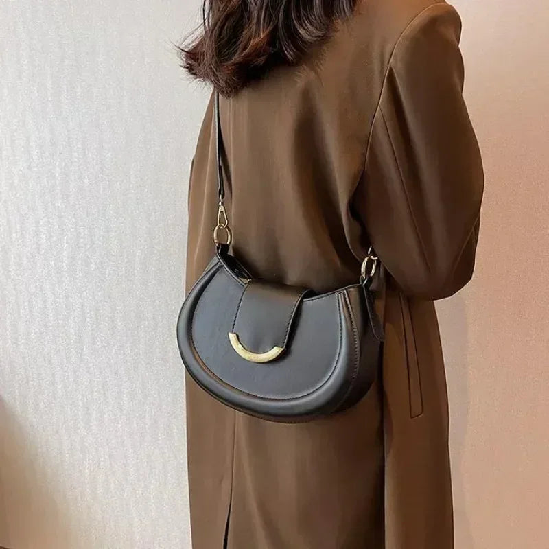 Armpit Shoulder Side Bags for Women Designer Trend Leather
