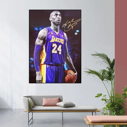 Kobe Bryant Black Mamba Poster – Basketball Wall Art