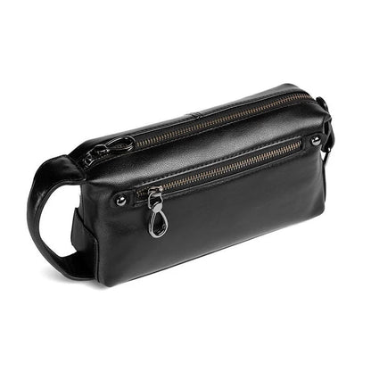 Men's Genuine Leather Clutch Bag – Crocodile Pattern