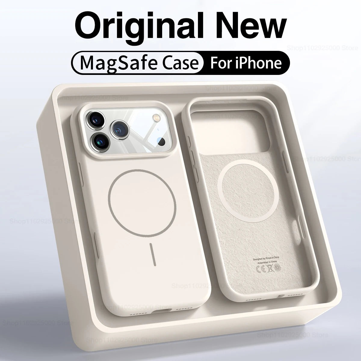 MagSafe Liquid Silicone iPhone Case for iPhone 12–17 Series