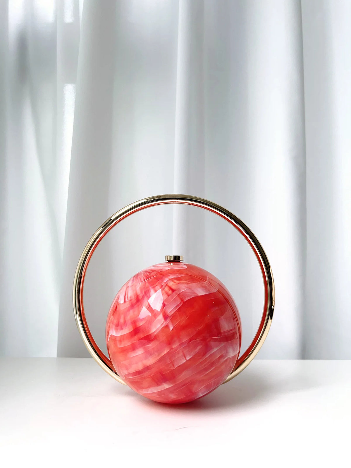 Round Ball Clutch Bag for Women – Luxury Mini Shoulder Purse