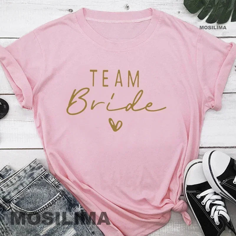 Bride Bachelorette Party T-Shirt – Cotton Hen Party Tee