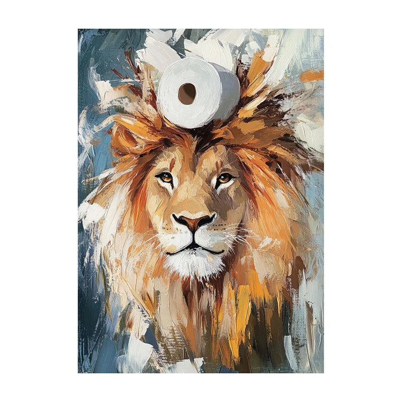 Watercolor Animal Wall Art Poster – Highland Cow, Fox, Cat & More