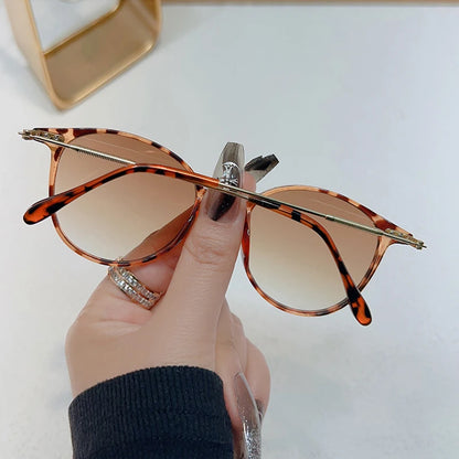 Round Vintage Sunglasses for Women – UV Protection Retro