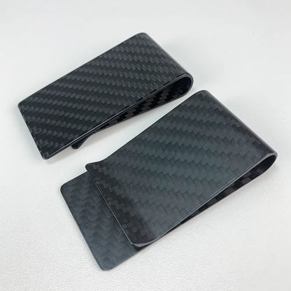 Carbon Fiber Money Clip – Credit & Business Card Holder for Men & Women