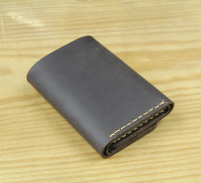Handmade Leather Trifold Wallet | Key Holder & Organizer
