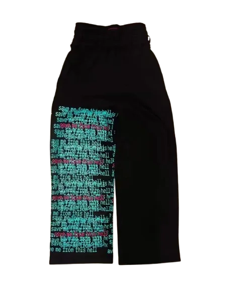 Y2K Baggy Wide Leg Sweatpants Men Women Streetwear Hip Hop Track Pants