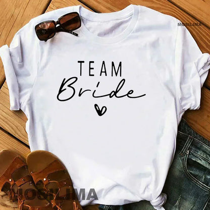 Bride & Bridesmaid Bachelorette Party T-Shirt for Women