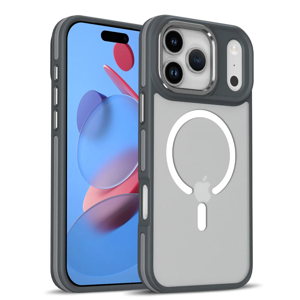 Magnetic Colorful Border MagSafe iPhone Case