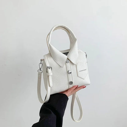 PU Square Compact Shoulder and Crossbody Bags