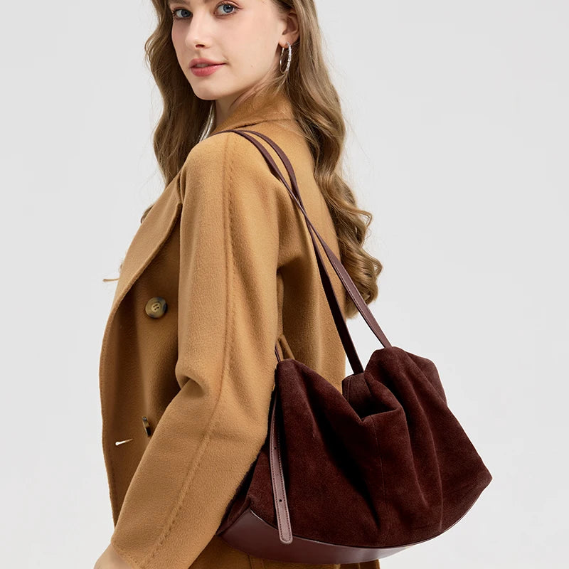 Women's Genuine Leather Large Tote Bag – Luxury Shoulder Handbag