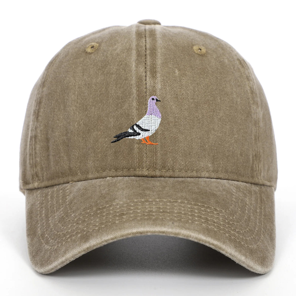 Embroidered Baseball Cap – Washed Cotton Snapback Hat Unisex