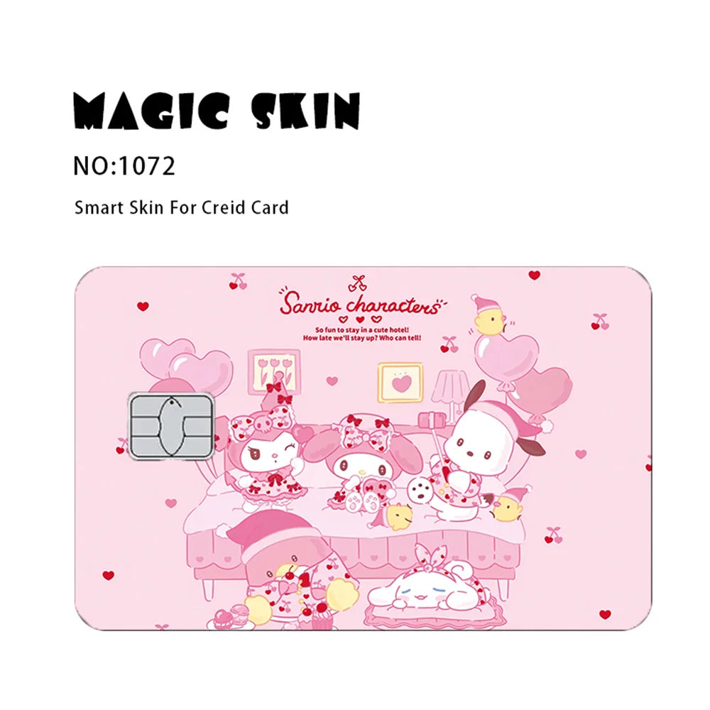 Sanrio Cartoon Bank Card Skin Stickers
