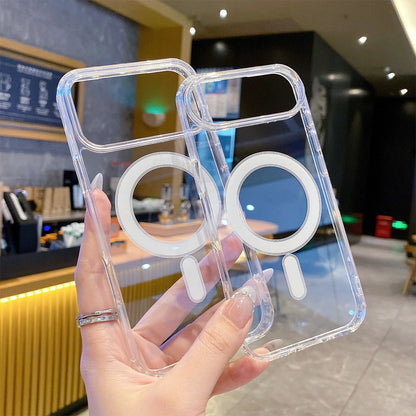 Clear MagSafe iPhone Case – Shockproof Transparent Cover