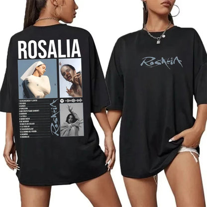 Rosalia Lux Tour Vintage Graphic T-Shirt – Retro Fan Tee