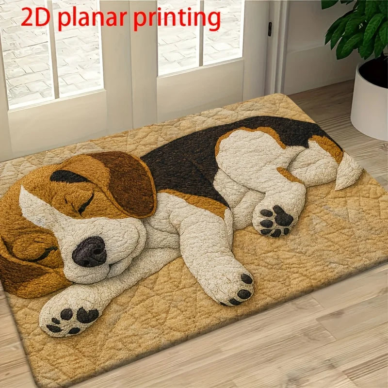 Beagle Doormat – Non-Slip Stain-Resistant Indoor Outdoor Rug