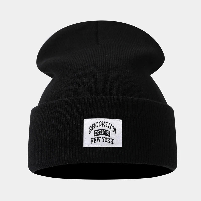 Brooklyn New York Knit Beanie – Unisex Winter Skull Cap