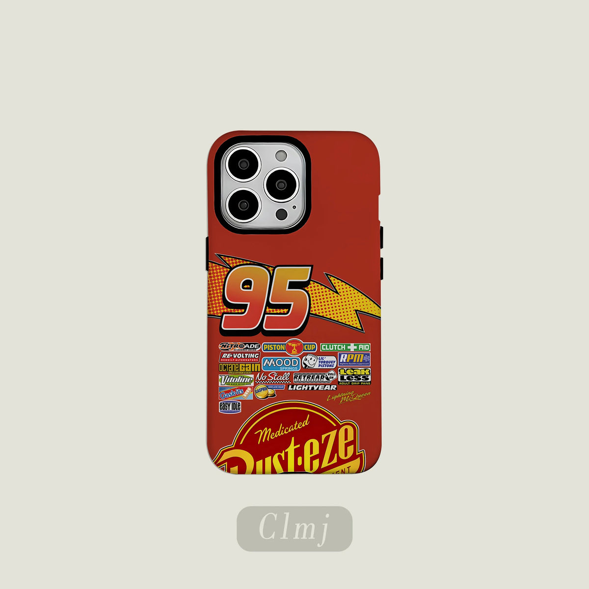 Lightning McQueen 95 iPhone Case – Cars Rust-Eze Design
