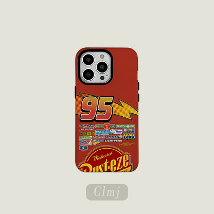 Lightning McQueen 95 iPhone Case – Cars Rust-Eze Design