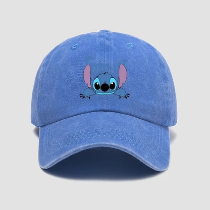 Stitch Cartoon Baseball Cap Adjustable Snapback