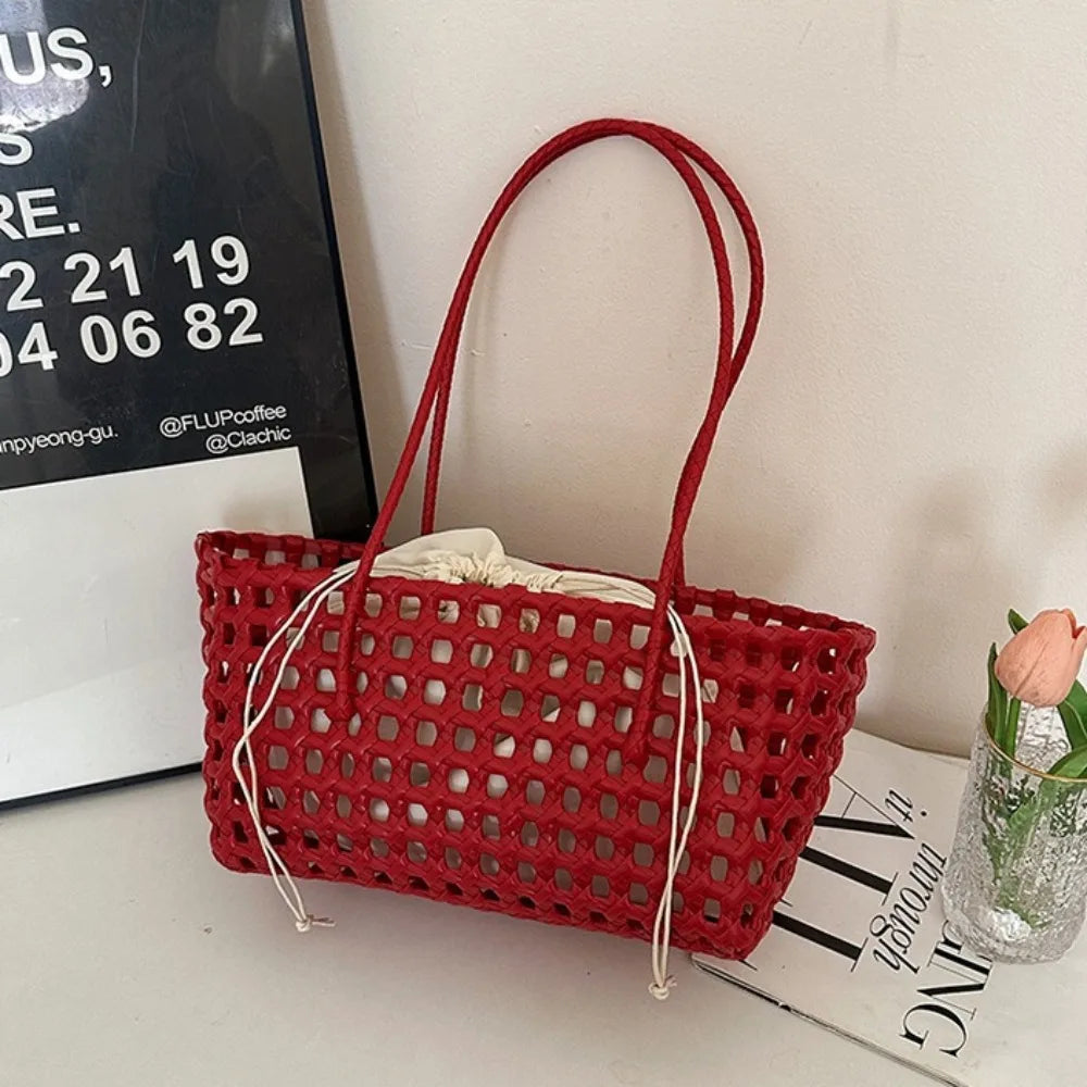 Vegetable Basket Women Straw Bags