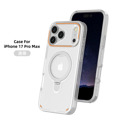 MagSafe Magnetic Ring Stand Matte Phone Case – iPhone 11 to 17 Series