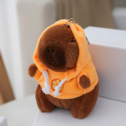 Cute Capybara Plush Keychain Pendant