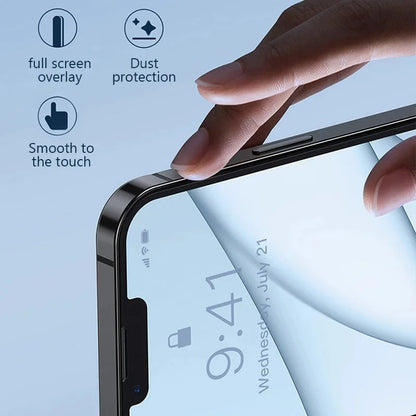 Tempered Glass Screen Protector for iPhone – 4-Pack HD 9H