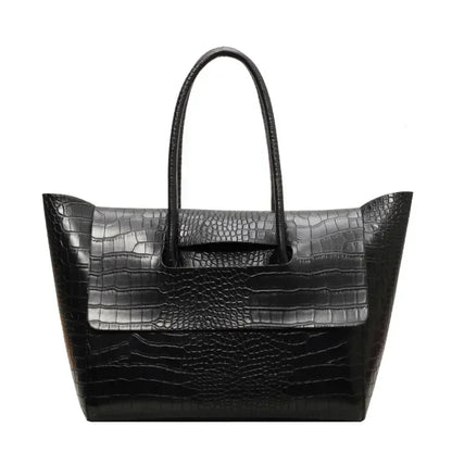 Luxury Crocodile Pattern Women Handbag With Short Handle
