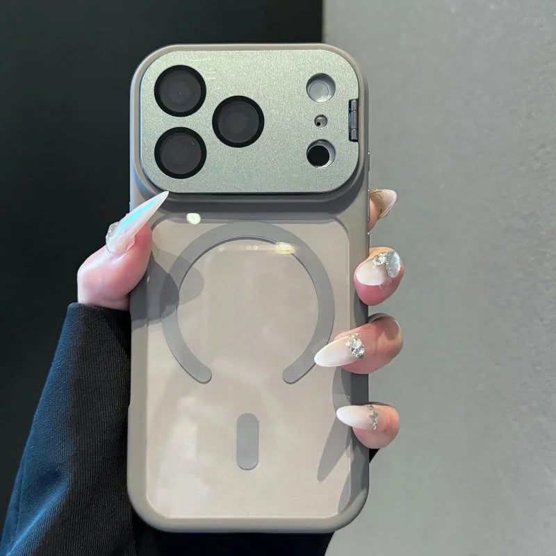 MagSafe Matte iPhone Case with Metal Camera Protection – iPhone 17 / 16 / 15 / 14 / 13 / 12 Series