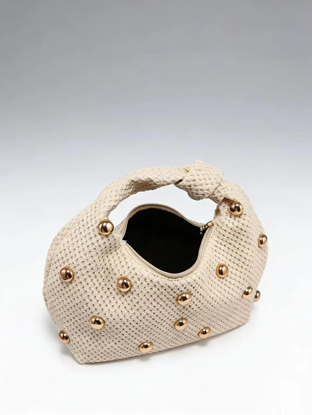 Retro Bohemian Embossed Straw Shoulder Bag