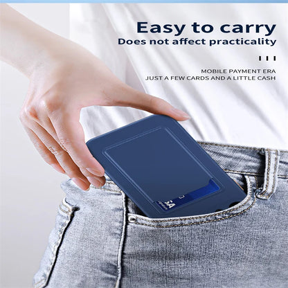 Silicone Card Holder iPhone Case – Wallet Slot Back Cover