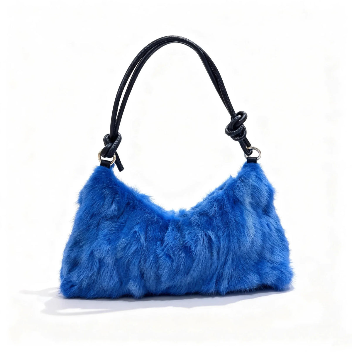 Mink Fur Shoulder Bag – Luxury Women's Crossbody Handbag