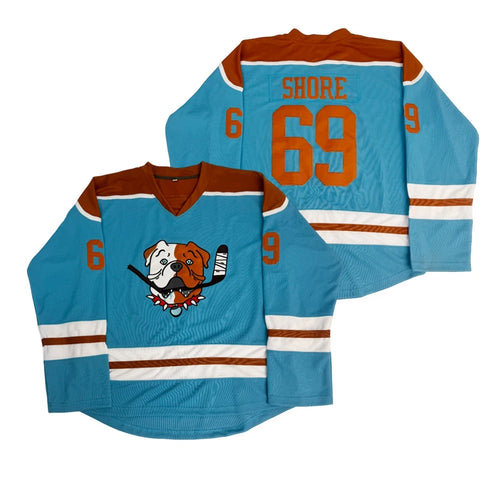 Shoresy #69 Sudbury Bulldogs Hockey Jersey – Stitched Men's Movie Jersey
