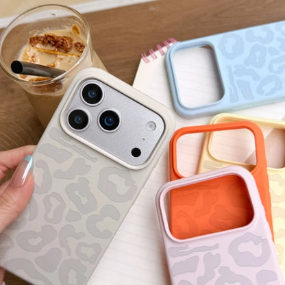 Liquid Silicone Leopard Print iPhone Case – iPhone 11 to 17 Series