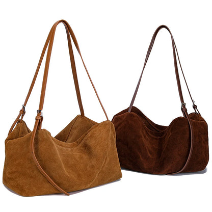Women's Genuine Leather Large Tote Bag – Luxury Shoulder Handbag