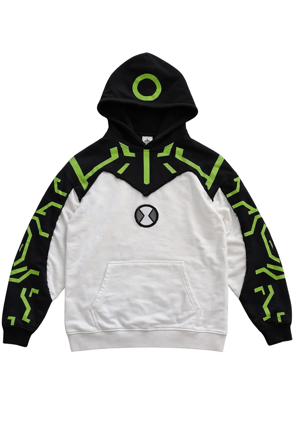 Alien Patchwork Embroidered Hoodie – Women's Streetwear Sweatshirt