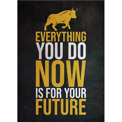 Stock Trading Motivational Wall Art Poster – Buy Fear Sell Greed