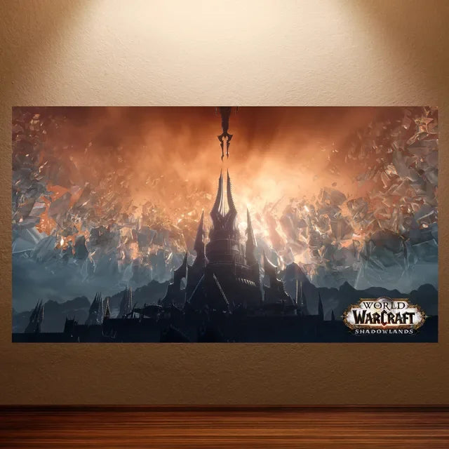 World of Warcraft Canvas Poster – Retro Game Wall Art Decor