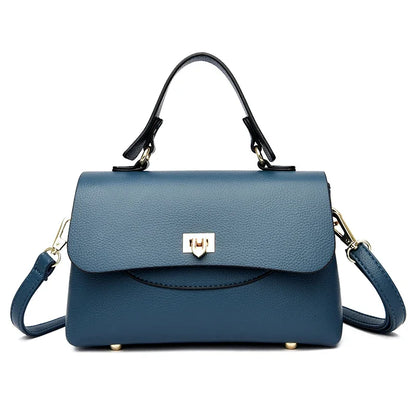 Designer Leather Handbag for Women – Multilayer Crossbody Shoulder Bag