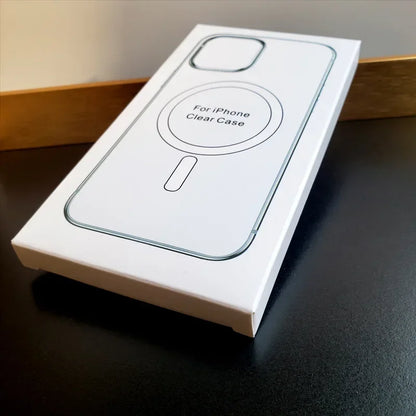 MagSafe Clear iPhone Case – Magnetic Wireless Charging Cover for iPhone 7–15 Series