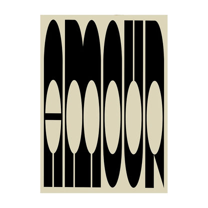 Bold Typography Wall Art Poster – Modern Minimalist Print